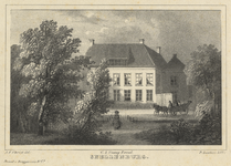 201899 Gezicht op de voorgevel van het huis Snellenburg bij Benschop.